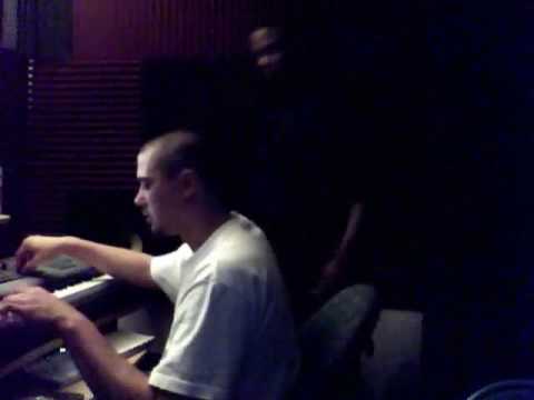 JMAC THE MONSTA AND J.MOE OF THE PERFECT TEAM MAKING A BEAT