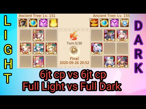 6jt vs 6jt cp Full Light vs Full Dark Array | IDLE LEGENDS