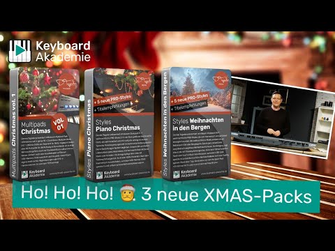 Ho! Ho! Ho! 🎅 3 neue XMAS-Packs: Piano Christmas, Weihnachten in den Bergen & Multipads Christmas!
