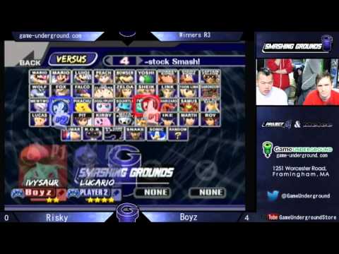 Project M 3.02 SG at GU: BoyZ (Lucas, Fox) vs Risky (Lucario)