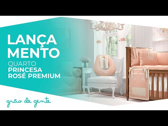 Quarto de Bebê Princesa Rosé Premium - Grão de Gente