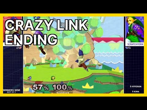 Crazy Link ending (HyperionF6) | Smash Melee Highlights
