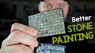 Better Stone Painting - Advanced Technique for Stone, Bricks, & Tile Terrain