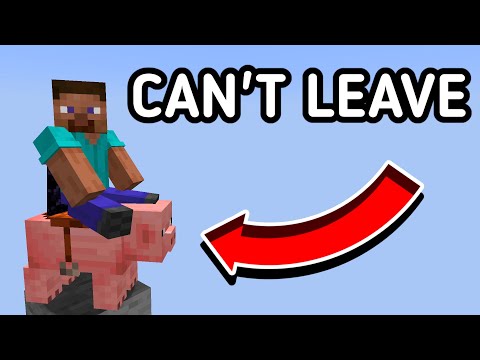 Beat Minecraft Riding a Pig?!