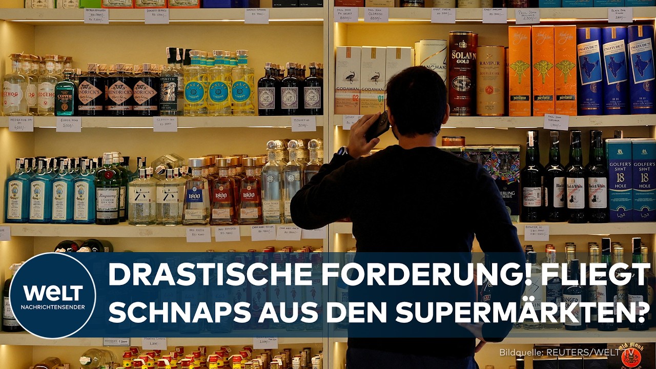 ALKOHOL: Drastischer Vorschlag! Ärzteverband fordert Verkaufsverbot von Schnaps in Supermärkten!