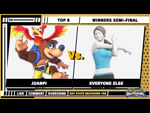 Bay State Beatdown 168 - Winners Semis - Juanpi (Banjo) VS everyone else (Wii Fit) - SSBU Singles
