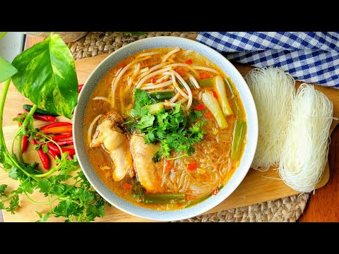 Glass Noodle Chicken Soup