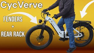 CycVerve Ebike - Are the $179 fenders and rear rack worth it ?