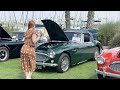 Austin White At The Car Show Caught Between Austin Healey S And Aston Martins