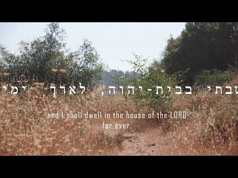 Psalm 23 Mizmor l'David in Hebrew | תהילים כ״ג , מזמור לדוד
