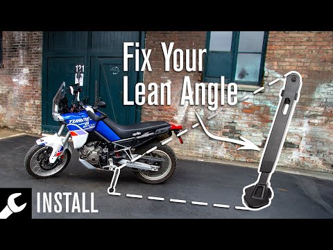 Install Adjustable Aluminum Side Stand: