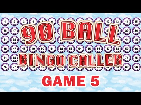 90 Ball Bingo Caller Game - Game 5