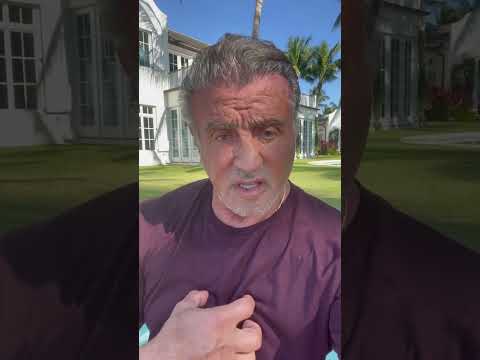 Sly Stallone- Courage, get rid of your problems
