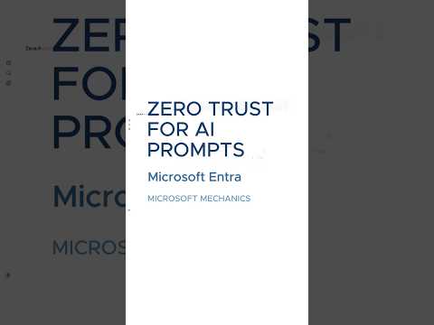 Video Thumbnail: Expose adversarial instructions. #MicrosoftEntra #ZeroTrust #IdentitySecurity #SecureAI