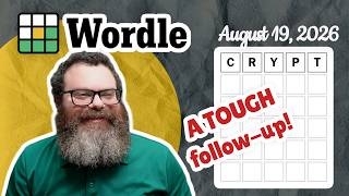 What do I do | Wordle #1887 (August 19, 2026)