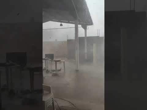 Chuva com ventos violentos assustam moradores no MS #shorts