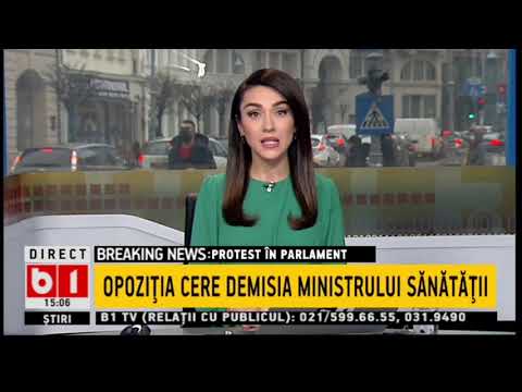 STIRI B1 ORA 15.00 DIN 1 FEBR 2021 - OPOZITIA CERE DEMISIA MINISTRULUI SANATATII, VLAD VOICULESCU