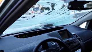 Frozen car windows - Inside!