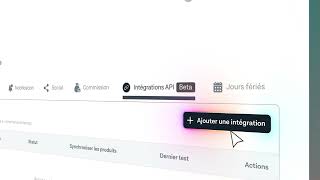 Comment effectuer une intégration par API