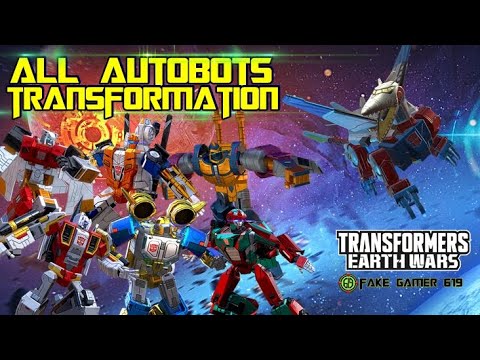TRANSFORMERS: EARTH WARS - EVERY CHARACTER MODEL & TRANSFORMATION