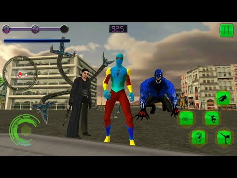 Spider Hero Crime City Battle | Amazing Frog Rope Web Hero Flying Power Hero - Android GamePlay