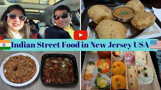 Best Indian Street Food in New Jersey USA || Little India in America || Oak Tree-Edison || NRI 👩🏻