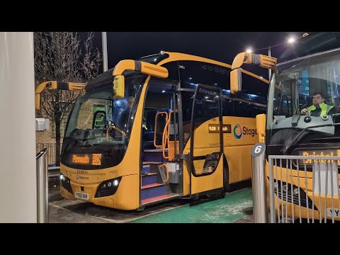 Stagecoach Southwest Volvo B11RT Elite YY65 VXW (54321) on Falcon to Plymouth