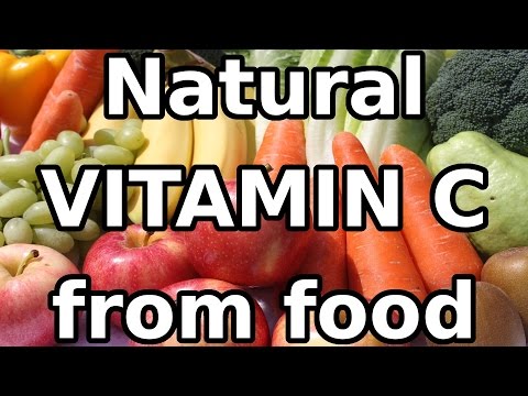 Natural VITAMIN C from food