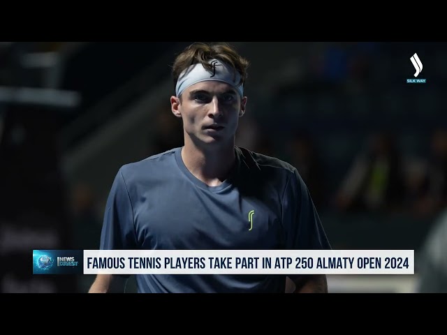 Famous tennis players take part in ATP 250 Almaty Open 2024
