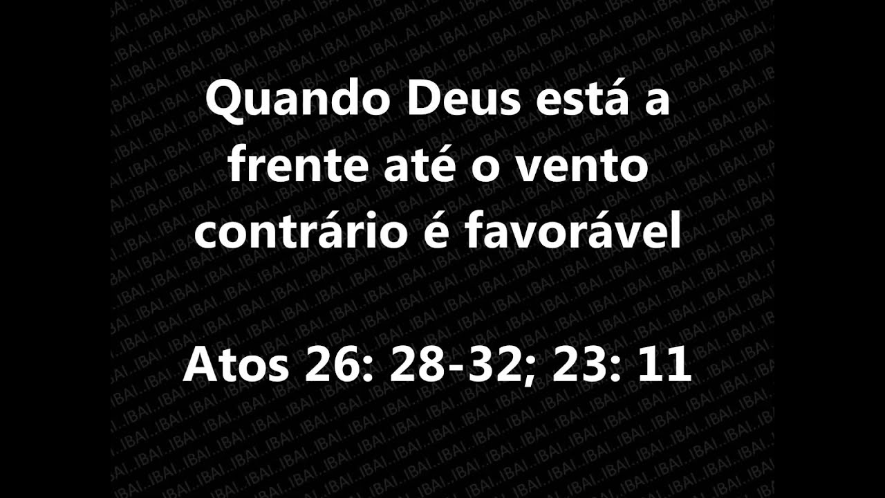 Pregação "Quando Deus está a frente até o vento contrário é favorável" - Pra Monica