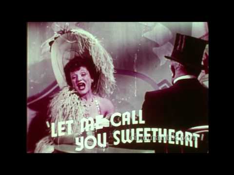 Technicolor spectacle from the trailer: chorus line at the Diamond Horseshoe set