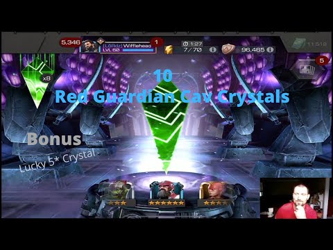 10 Red Guardian Crystals, Lucky Ending!!!