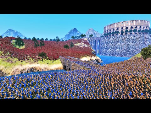 Golden Knights try to Reclaim City from Spartans - Ultimate Epic Battle Simulator UEBS