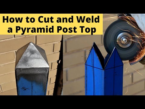 How to Cap Square Tubing with a Pyramid Top.