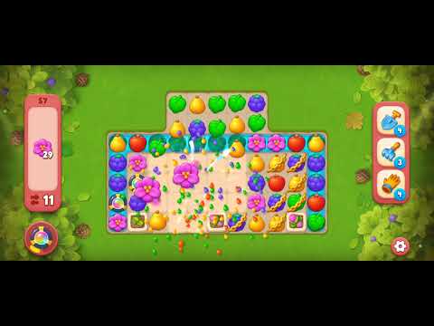 Gardenscapes Level 57 Hard