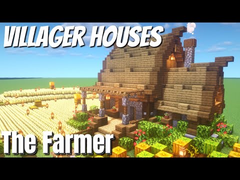 Minecraft Villager Houses: Brand New World with Schematics & World Download - Ep 1 The Farmer