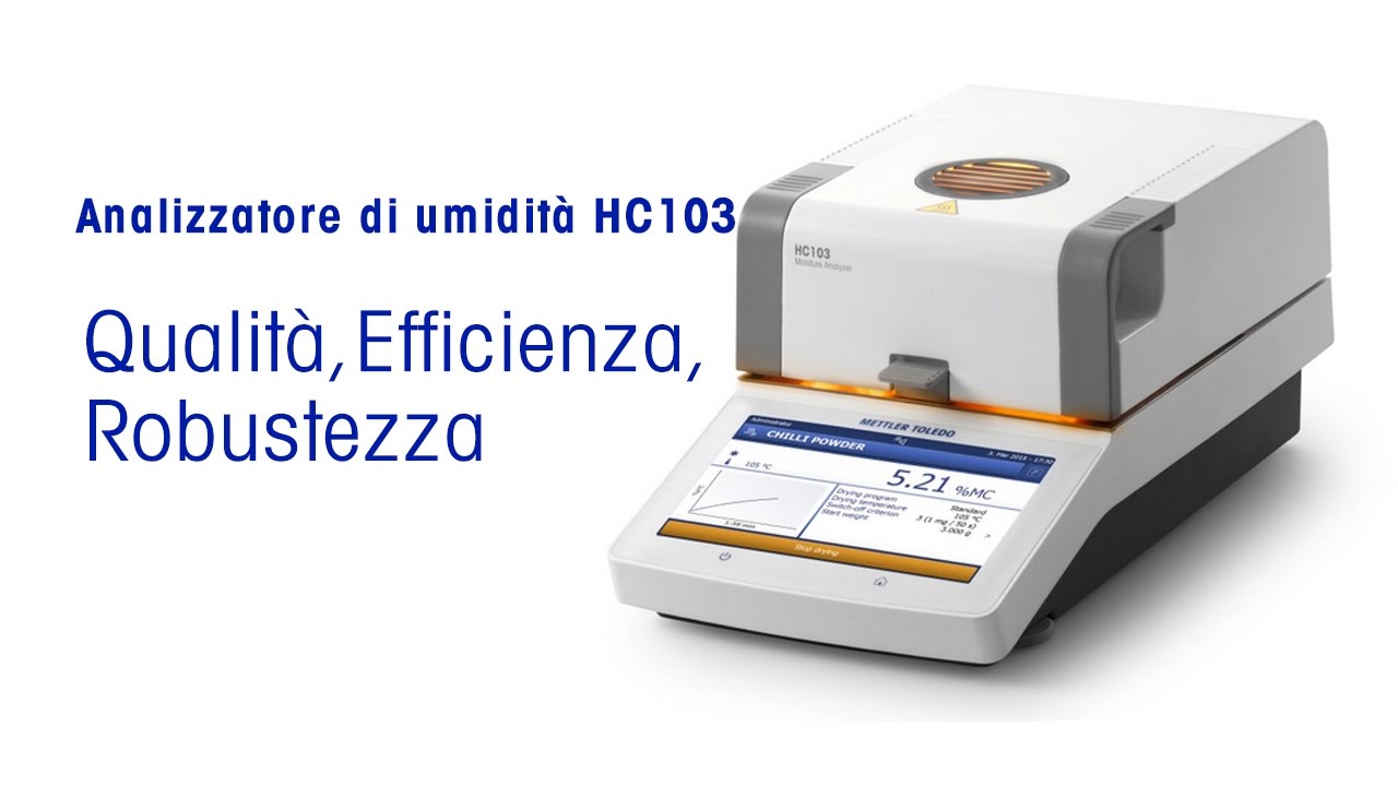 HC103 Moisture Analyzer IT