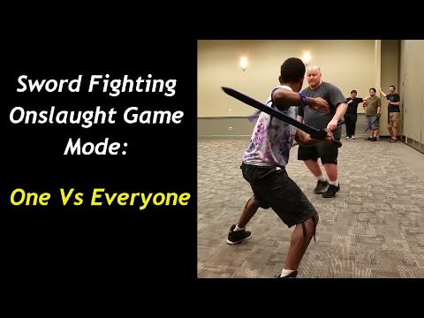 Sword Fighting Onslaught Game Mode [Longsword and Polearm Vs EVERYONE] + Merch Drop
