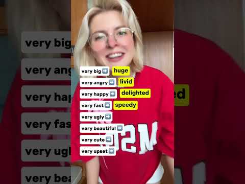 Instead of VERY English lesson #englishlesson #englishteacher #learnenglish #englishtips