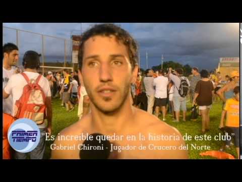 "Crucero es de Primera" las declaraciones de Gabriel Chironi