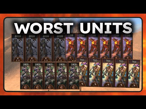 Units I don't recruit for Skaven, Beastmen, Tomb kings, Chaos Dwarfs - Total war Warhammer 3