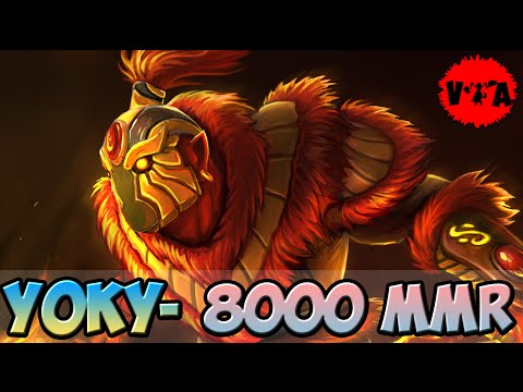 Dota 2 - Yoky- 8000 MMR Plays Ember Spirit vol #1 - Ranked Match