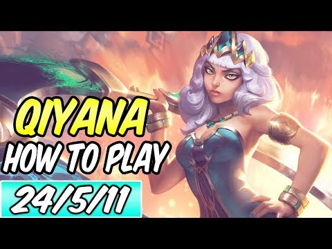 DIAMOND QIYANA MID GUIDE | Build & Runes | League of Legends Gameplay | S9