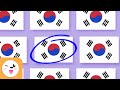 ASIA Find The Different Flag Flags Of Asia Visual Attention Skills For Kids