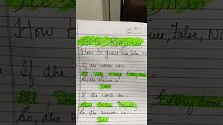 IELTS Reading - How to guess True , False, Not give