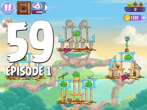 Angry Birds Stella Level 59 Walkthrough | Branch Out | Episode 1