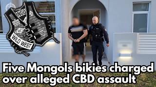 Raptor Squad arrests five Mongols "Wild West" bikies after King Street attack