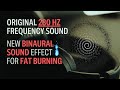 280 Hz Frequency: Binaural Beat Sound Effect for Burning Fat #frequency #sound #binaural