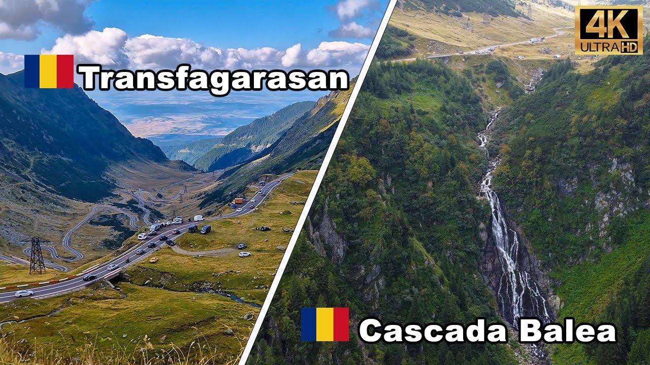 Transfagarasan: cel mai spectaculos drum din Romania! Si Cascada Balea & Casa Hobbitilor (4K UHD)