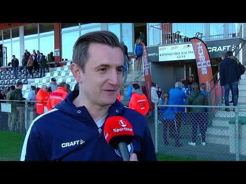 Reactie Dave Mattheus na 3 1 zege vs RSCA in kwartfinale BVB met de KAA Gent Ladies